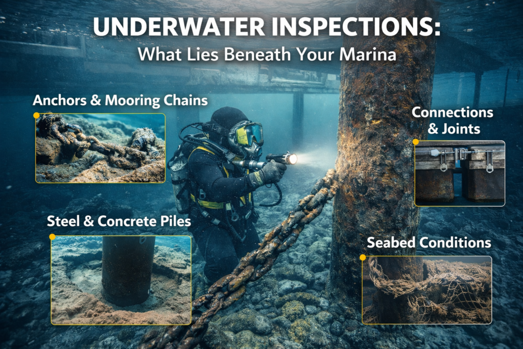 Underwater Inspections: What Lies Beneath Your Marina